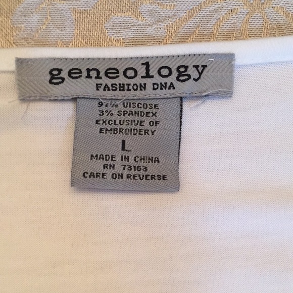 geneology white top - Picture 6 of 7